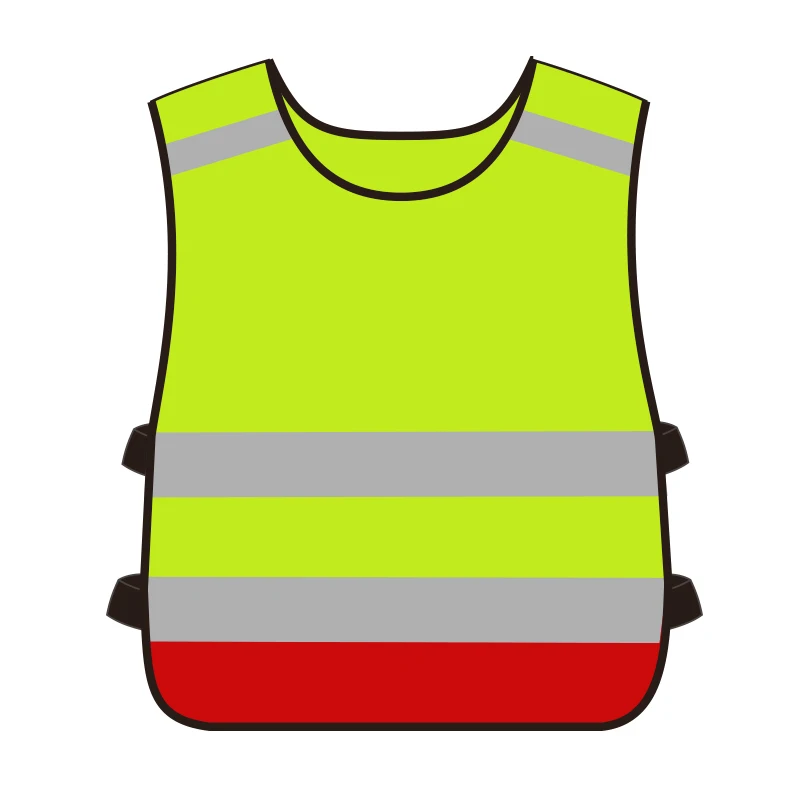 Hi Vis Cute Kid Safety Vest Reflective Protective Gear For Child