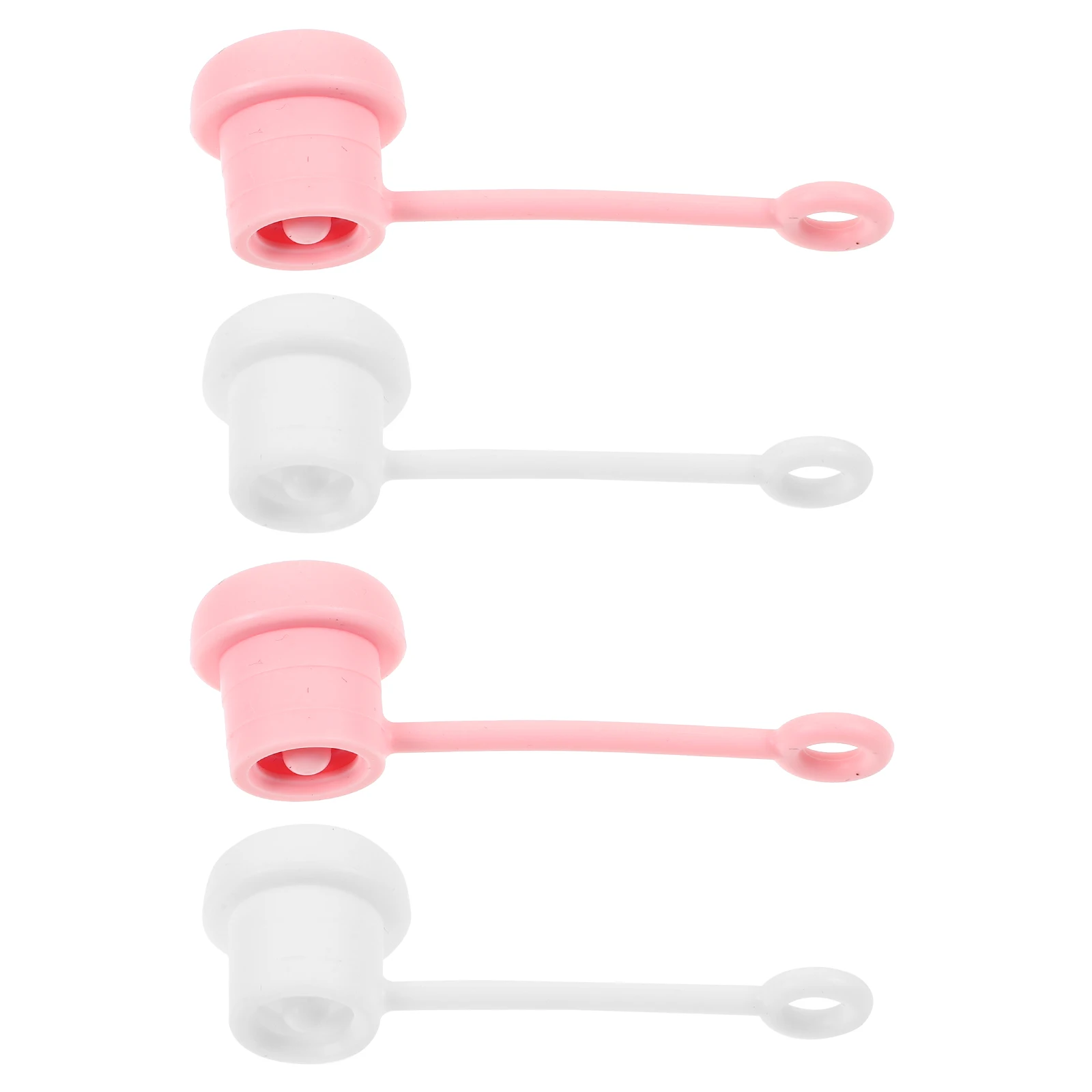 

4 Pcs Silicone Dust Proof Straw Tips Caps Caps for Drinking Straw Cover Tumbler Cup Straws Reusable Drinking Protector