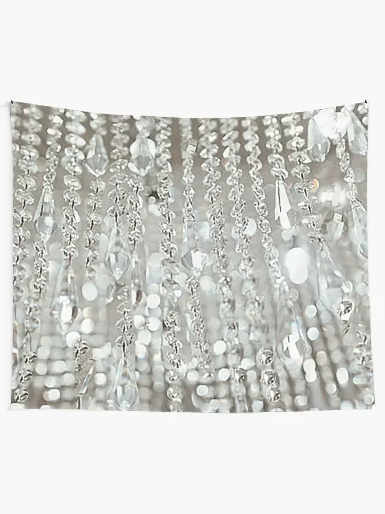 Photographic Image of Chandelier of Crystals and Light Tapestry Home And Comfort Decor Room Decor Tapestry