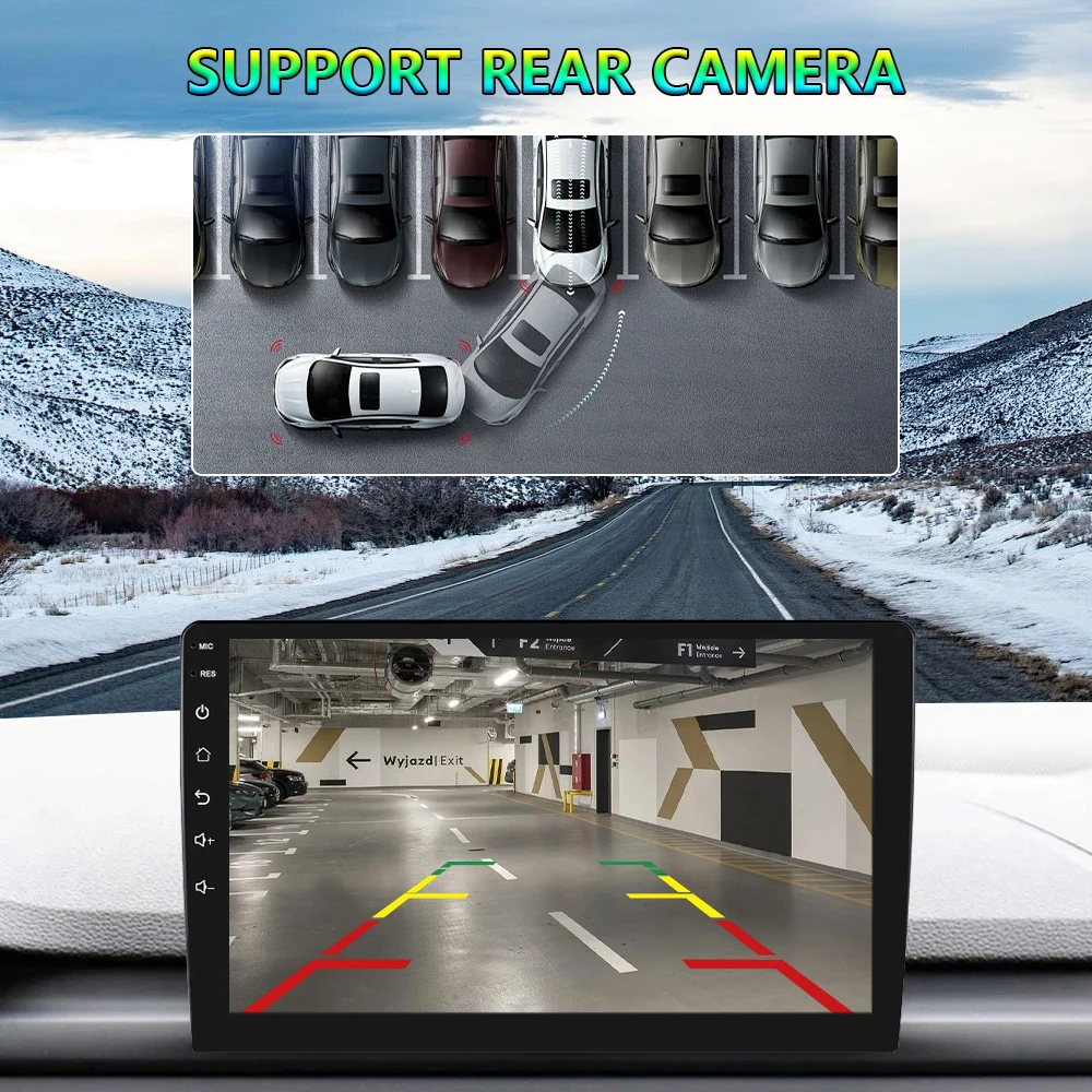 Android12 7 /9 /10 lnch Universal 2 Din Android Auto Carplay Car Radio Audio Multimedia Player 32G GPS for Hyundai Toyota Nissan image 5