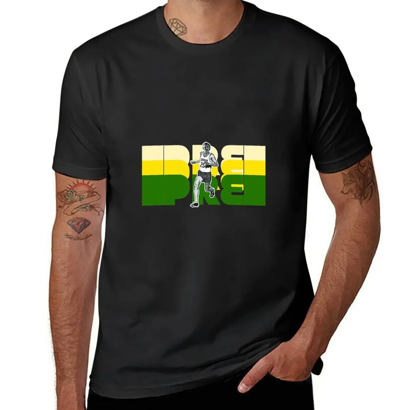 Steve Prefontaine T-Shirt graphic t shirts cheap stuff mens graphic t-shirts funny