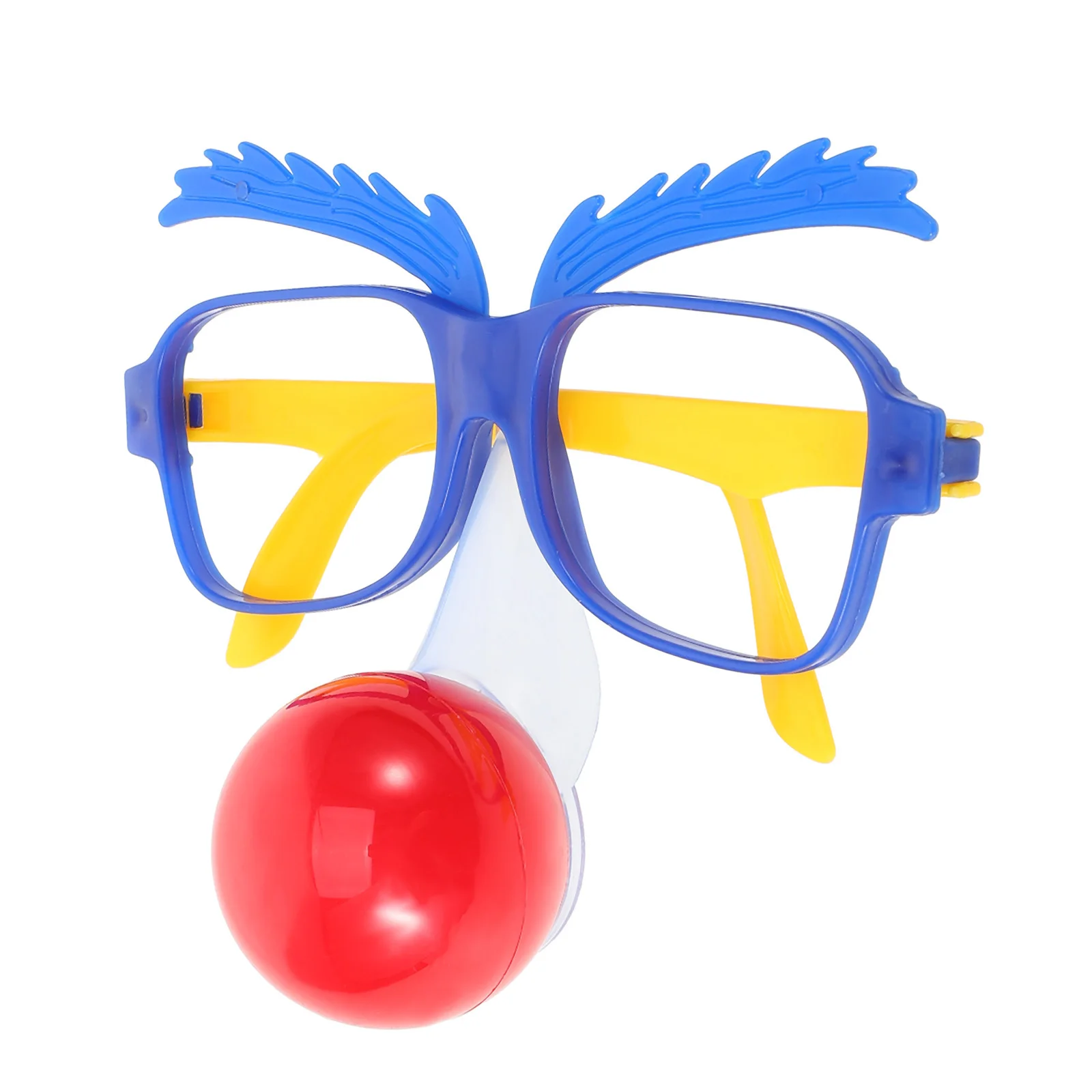 Okulary Klauna Śmieszne Okulary Imprezowe Dodatek do Kostiumu na Urodziny Bal Imprezę Męskie Damskie Rekwizyty Dekoracyjne Kreatywne Okulary