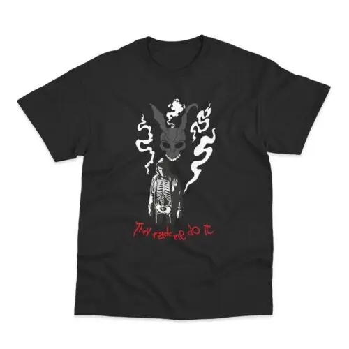 They Made Me Do It Inspired by Donnie Darko Direct To Garment Printed T-Shirt