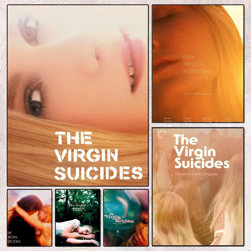 Movie T-The Virgin Suicides Painting Calligraphy Aesthetic Canvas Wall Poster Modern Room Bedroom Cafe Wall Artwork