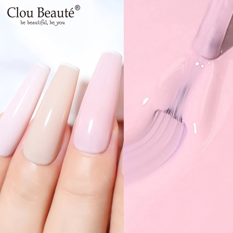 Clou Beaute 15ml Light Dark Gel Unha Polonês Vernis Semi Permanente UV Gel Nail Art Lakiery Hybrydowe Manicure Gel Cola Ongle