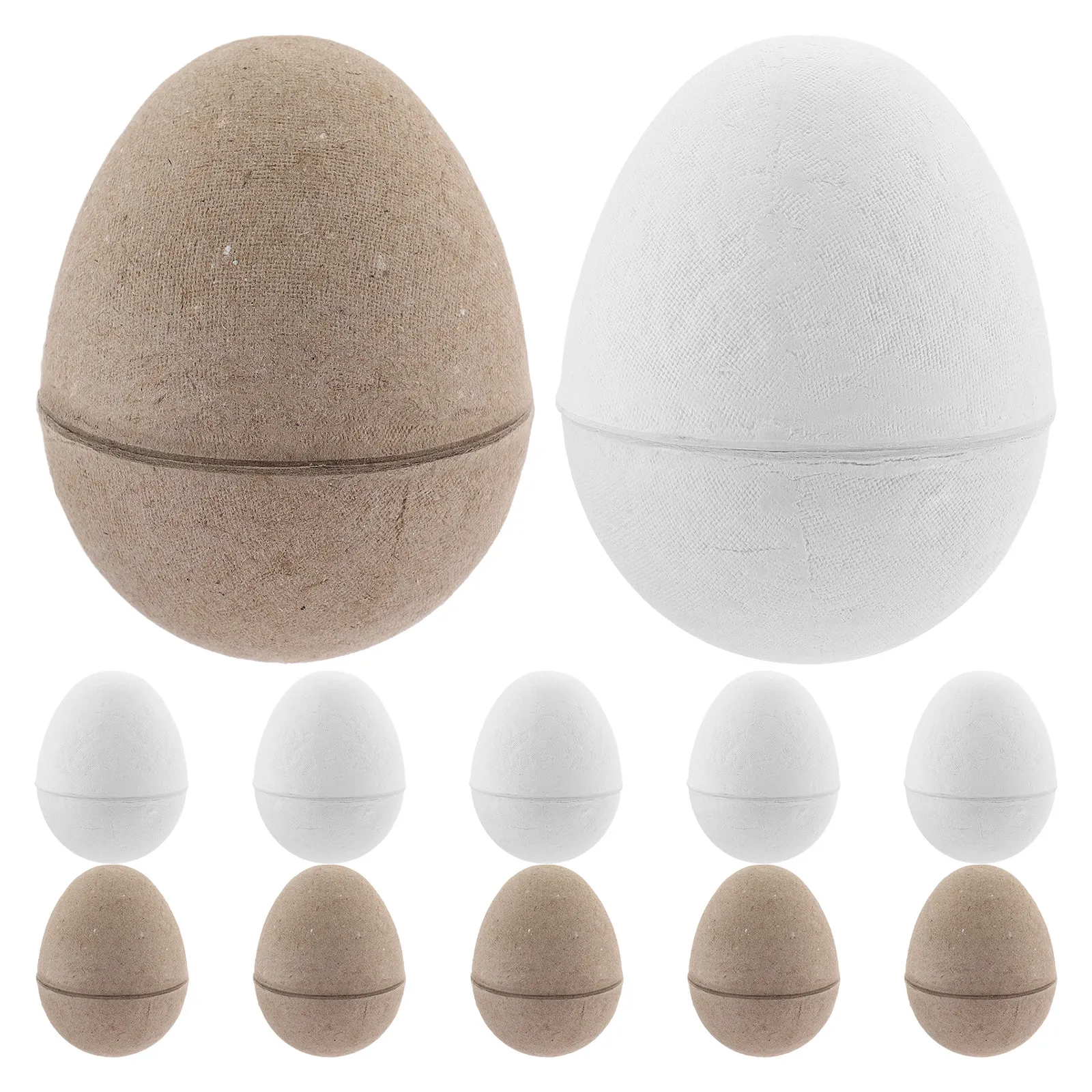 

24 шт. пасхальных бумажных яиц, пустые, для росписи, без рисунка, для творчества, для праздничного декора, занятий в классе, для корзин