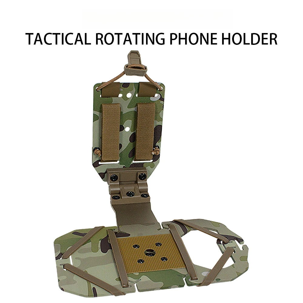 tactical-rotating-phone-stand-s-s-style-tank-top-molle-installation-chest-hang-folding-navigation-board