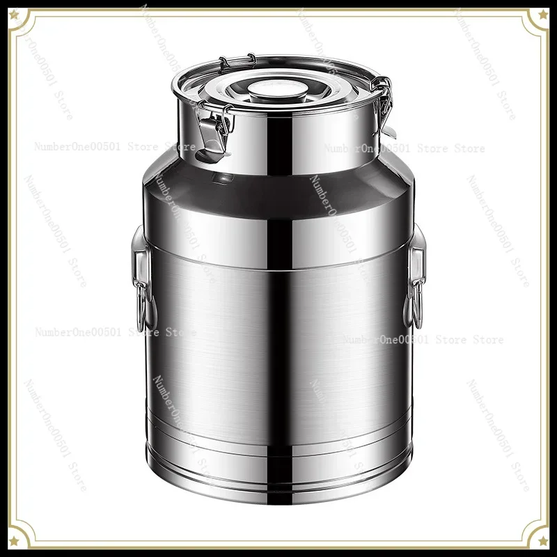Stainless Steel Sealed Barrel Food Grade Oil Barrel Storage Tank Sparkling Wine Barrel