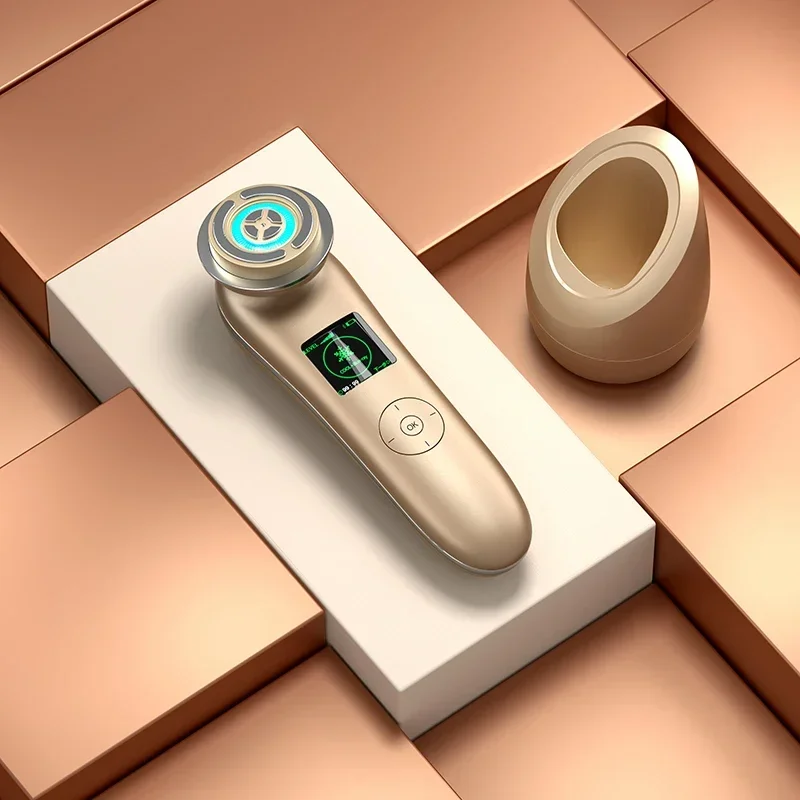 Ручной RF EMS-машина для лица 9 в 1, личной гигиены, массаж лица, электрическое светодиодное косметическое устройство