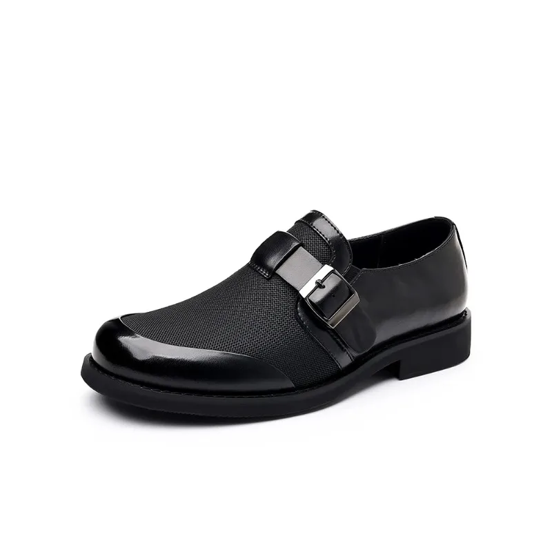 

Men's Casual Slip-On oes Breathable Me Soft Bot Busin oes Briti Sle Summer New Arrival Leather oes