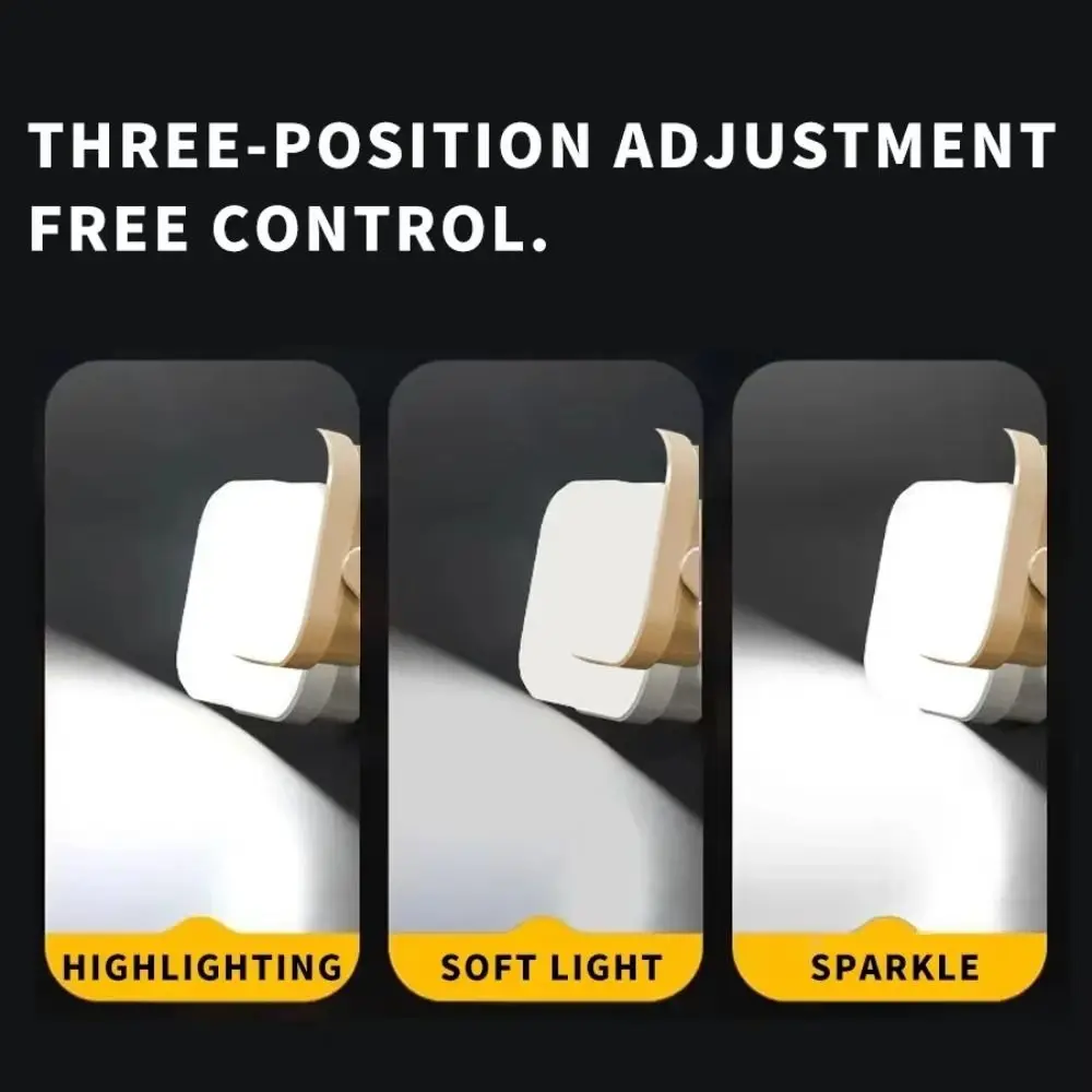 Linterna portátil de luz suave para acampar al aire libre, luz Led ajustable, linterna LED impermeable, lámpara de tienda recargable por USB, pesca nocturna