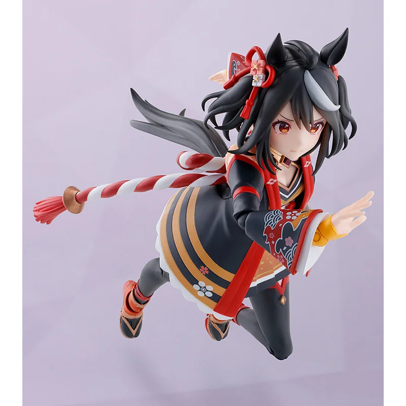 Original Bandai S.H.Figuarts Uma Musume Pretty Derby Kitasan Black Anime Figure Action Model Collecitble Toys Gift