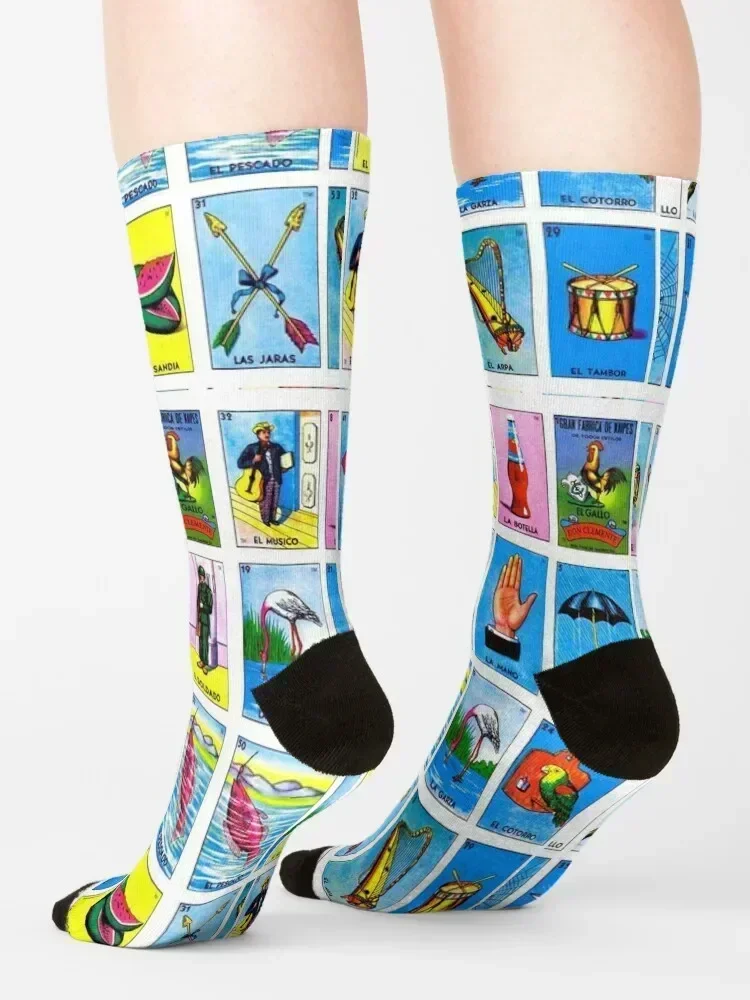 Lottery / Mexican Bingo Socks christmas gift New year's hiphop designer brand Women Socks Men's