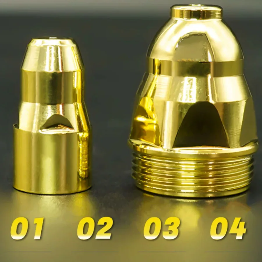 

Premium thickened P80 plasma nozzle 10PCS+electrode 10PCS, cutting LGK100 cutting machine accessories