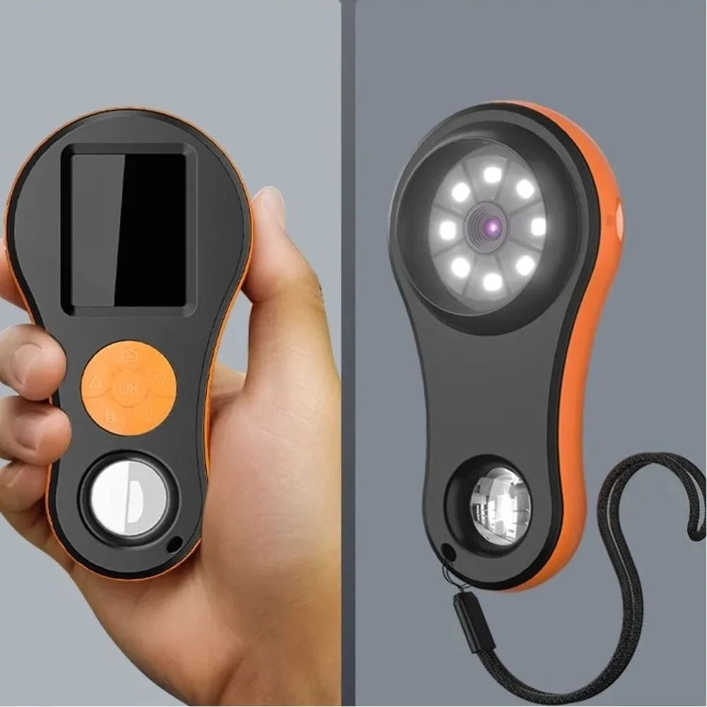 

1080P Video Coin Digital Microscope with 2 inch Screen High Definition Magnifying Glass 500x Zoom Rechargeable