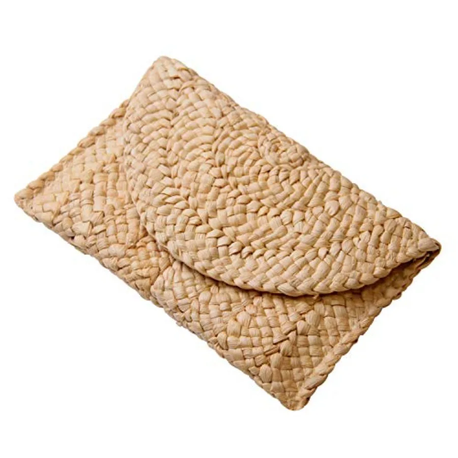 

Straw Clutch Purses for Women Summer Beach Bags Envelope Woven Clutch Handbags