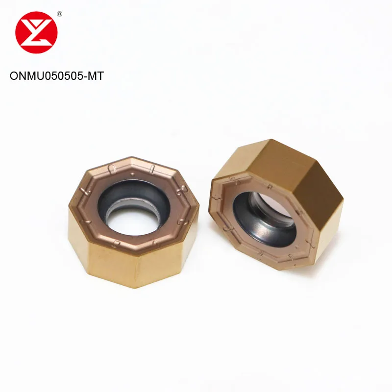 Carbide ONMU050505-MT CNC milling insert Fast feed heavy cutting milling insert For 45 degree Plane face milling cutter head