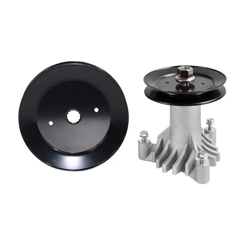 A02F-Replacement Assembly For Craftsman Poulan Mower- Spindle And Pulley 130794 332512B Part Numbers