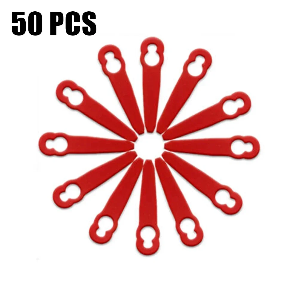 50PCS Plastic Blades For STIHL Polycut 2-2 Polycut 3-2 Grass Trimmer FSA 45, FSA 57, FSE 52 83mm Lawn Mower Grass Cutter Blade