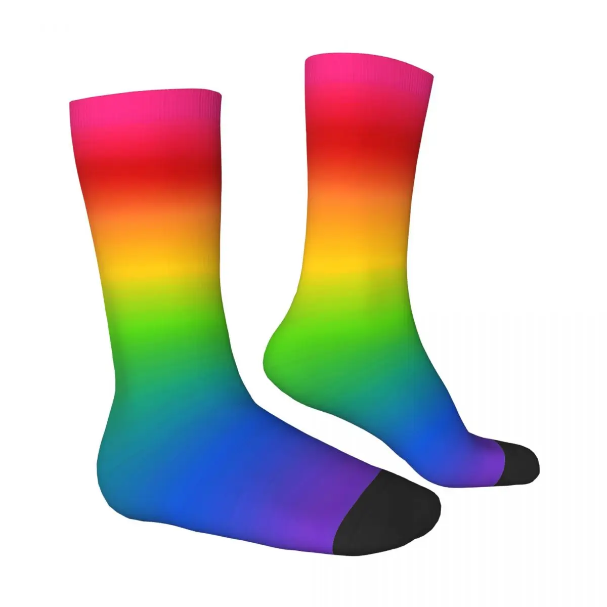 Ombre Gradient Strümpfe weibliche Regenbogens ocken bequeme trend ige Socken Frühling Klettern rutsch feste Muster Socken Geschenk