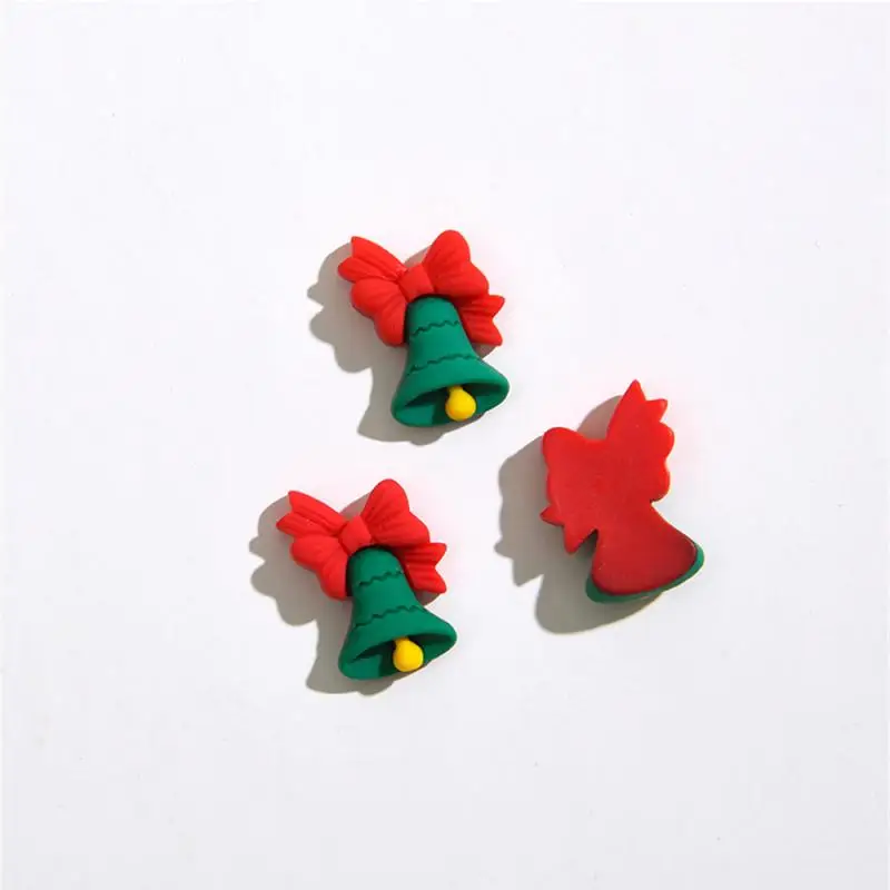 2025 New Cute Mini Cartoon Christmas Series Resin Figurine Crafts Flatback Cabochon Ornament Jewelry Making Hairwear Accessorie