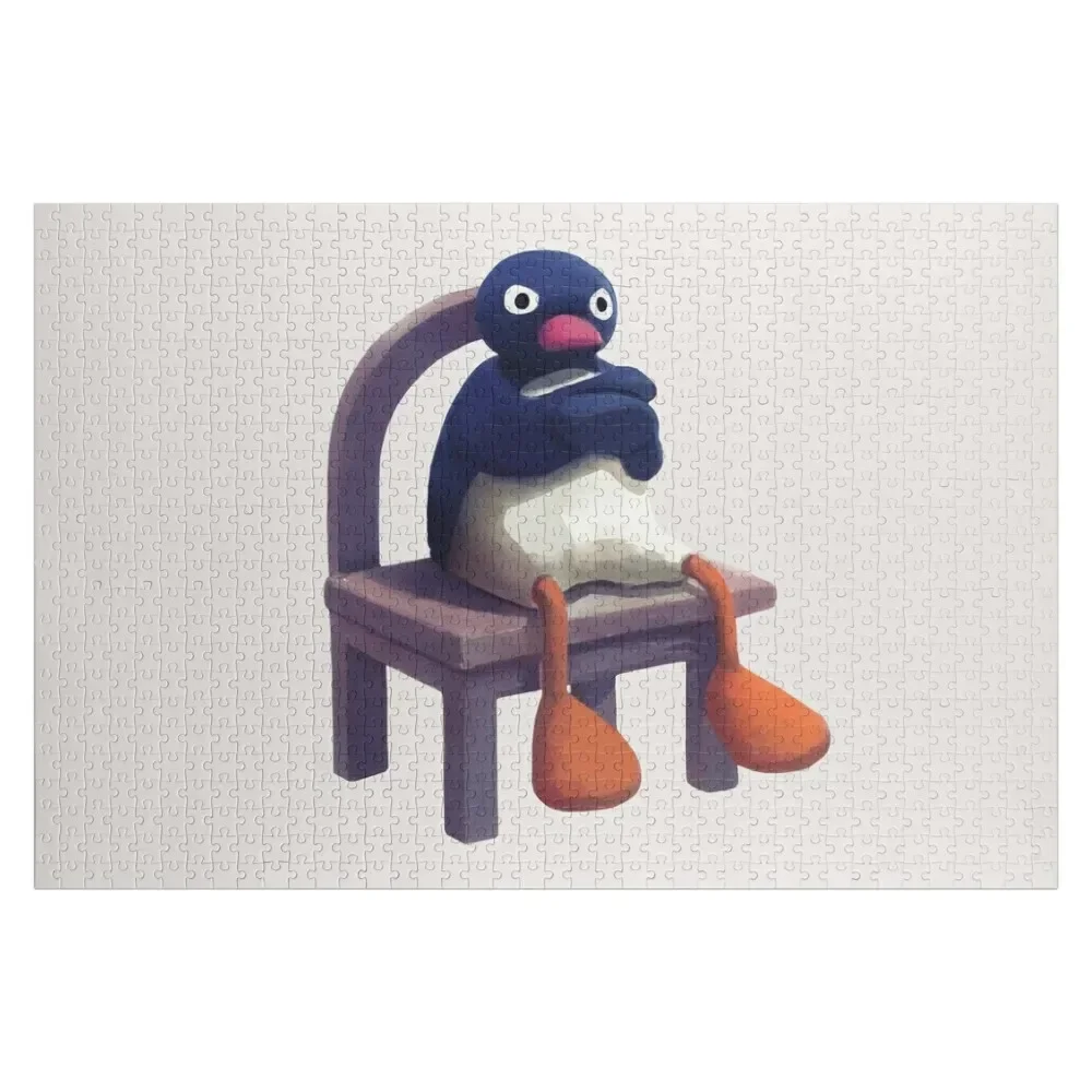 

Angry Pingu Jigsaw Puzzle Personalized Toys Wooden Adults Custom Photo Puzzle