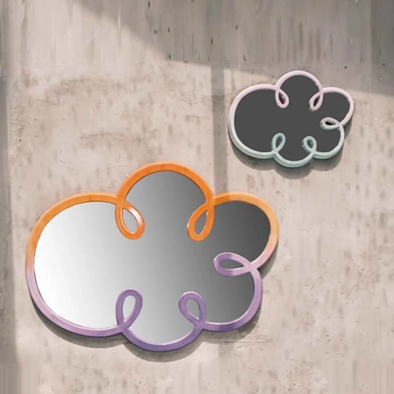 Cloud hanging mirror, vanity mirror, mystery