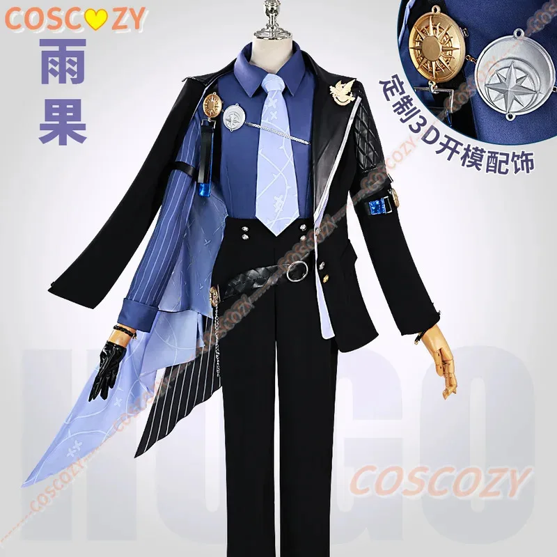 Hugo Cosplay Costume Wig Game Zenless Zone Zero Hugo Uniform Mockingbird New Eridu Hugo Vlad Ravenlock Halloween Party Suits