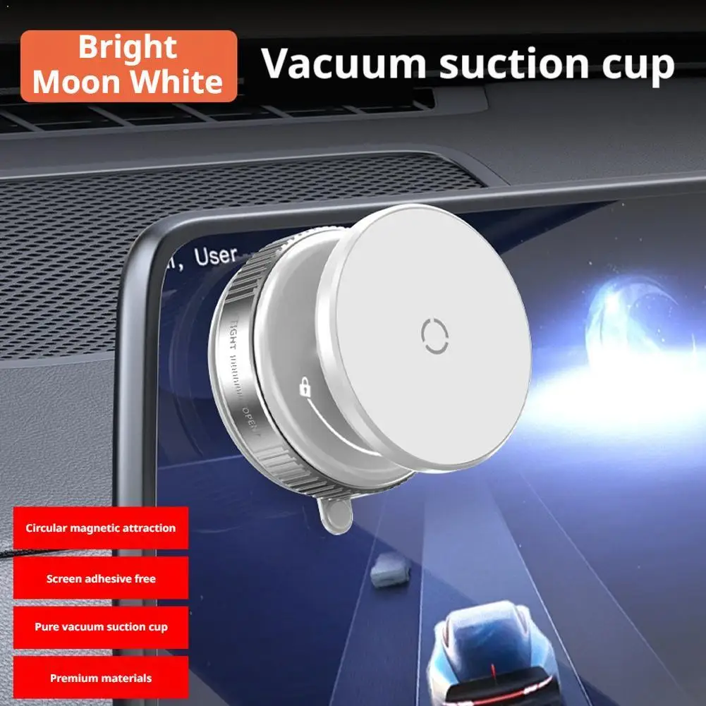 

Беспроводное зарядное устройство для автомобиля с держателем для телефона 360° ° Вращающаяся вакуумная присоска с быстрой зарядкой и суперсильным магнитом для iPhone