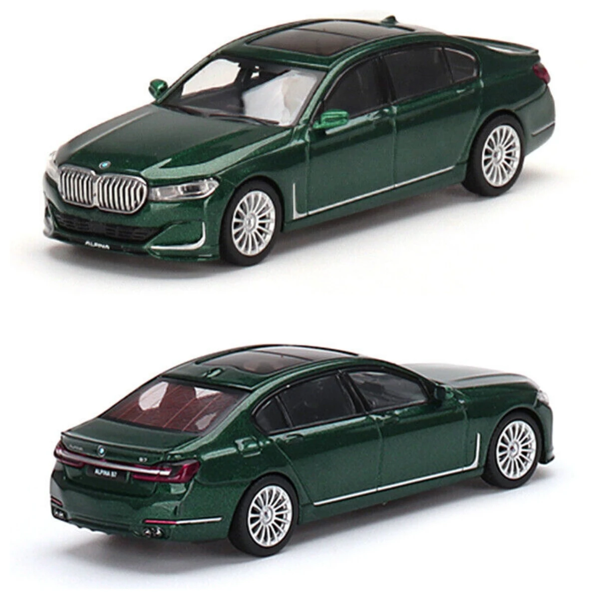 

Mini GT 1/64 Alpina B7 xDrive Alpina Green Metallic Diecast Model Car Collection Limited Edition Hobby Toys