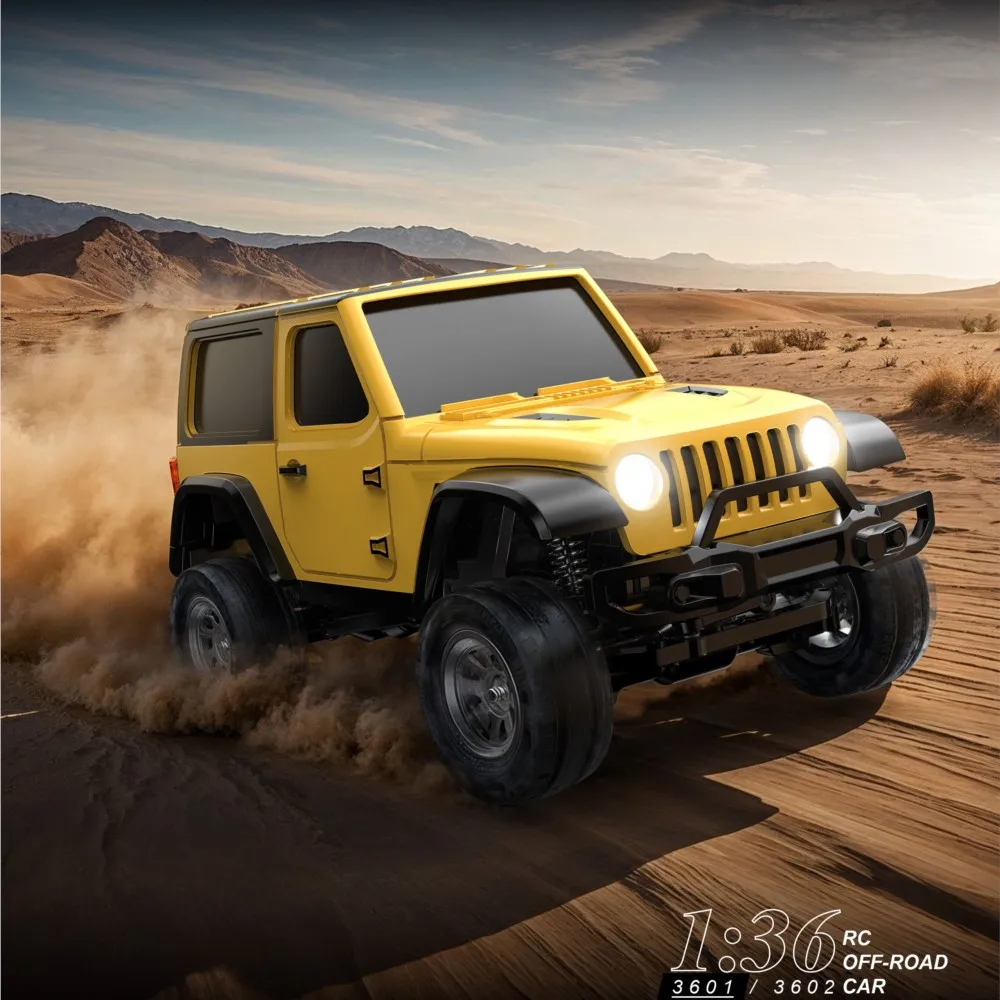 1/36 Schaal RC Clawer RC Auto 3601 2.4G Afstandsbediening Off Road 4x4 RC Auto Licht Radio Control Model voor Jongens Geschenken Outdoor Speelgoed