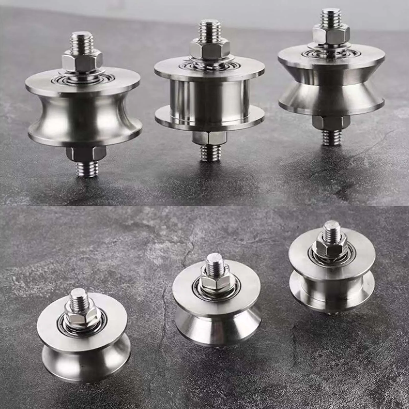 304 Stainless Steel Fixed Pulley U V H Groove Track Wheel For Sliding Door Hoisting Guide Wheel - view 3