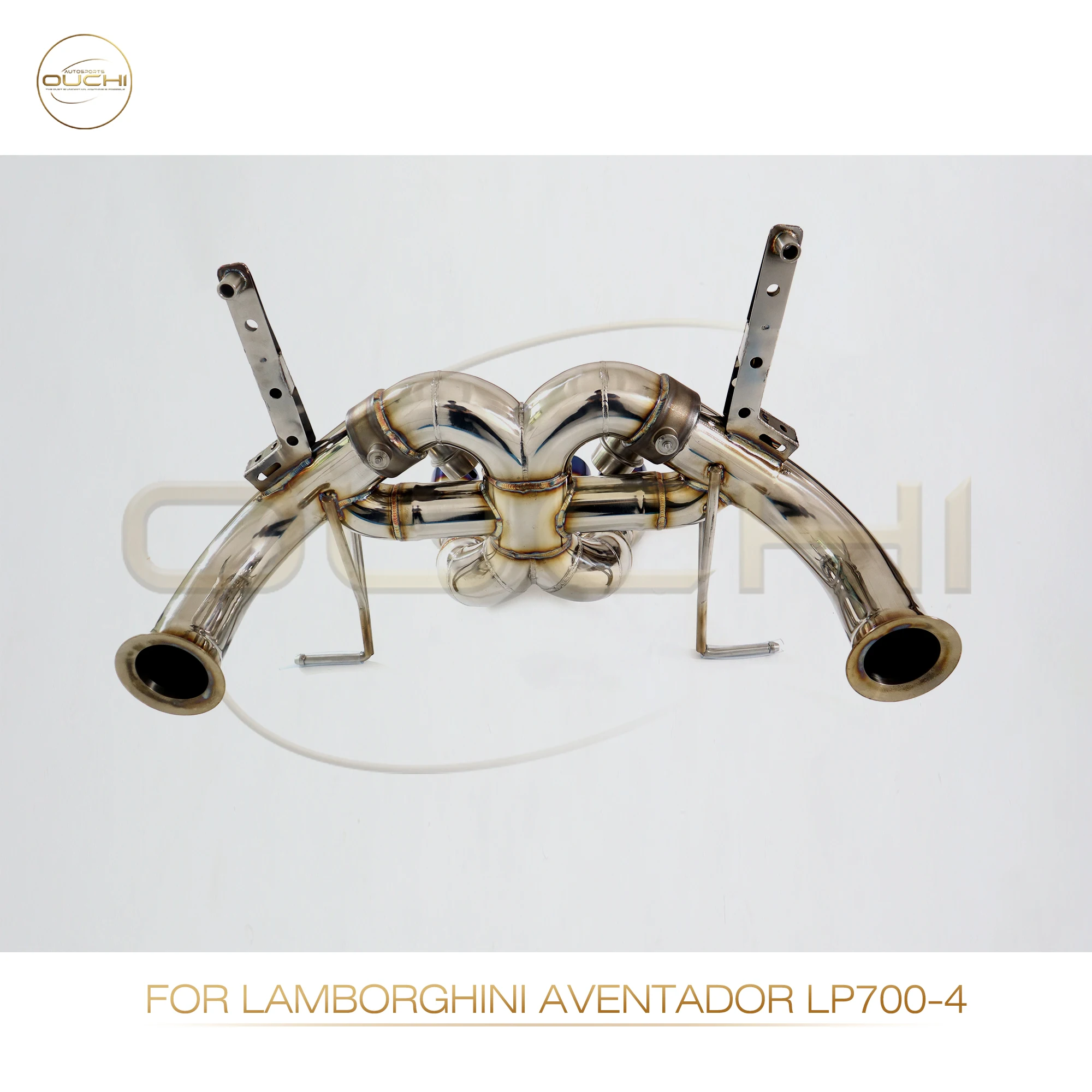 OUCHI Stainless Steel Exhaust System Performance Catback for Lamborghini Aventador LP700-4 6.5L With Valve Muffler