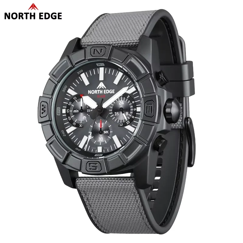 NORTH EDGE 2025 BLAZE Men's So - Solar Powered Watch ulasan dan harga