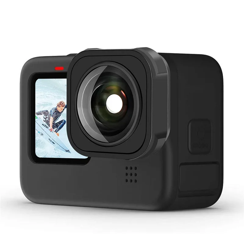 Max Lens Mod Wide Angle Waterproof Lens 155° Wide View For Gopro Hero 12 11 10 9 Cameras Including Anti Shake Support 5M - Image 2