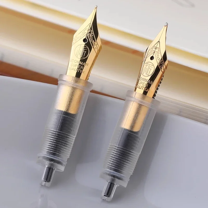 

Majohn Maruki Second-generation Fountain Pen Nib EF F Bent 0.38MM 0.5MM Golden Tip Writing Office School Student Pen Accessories