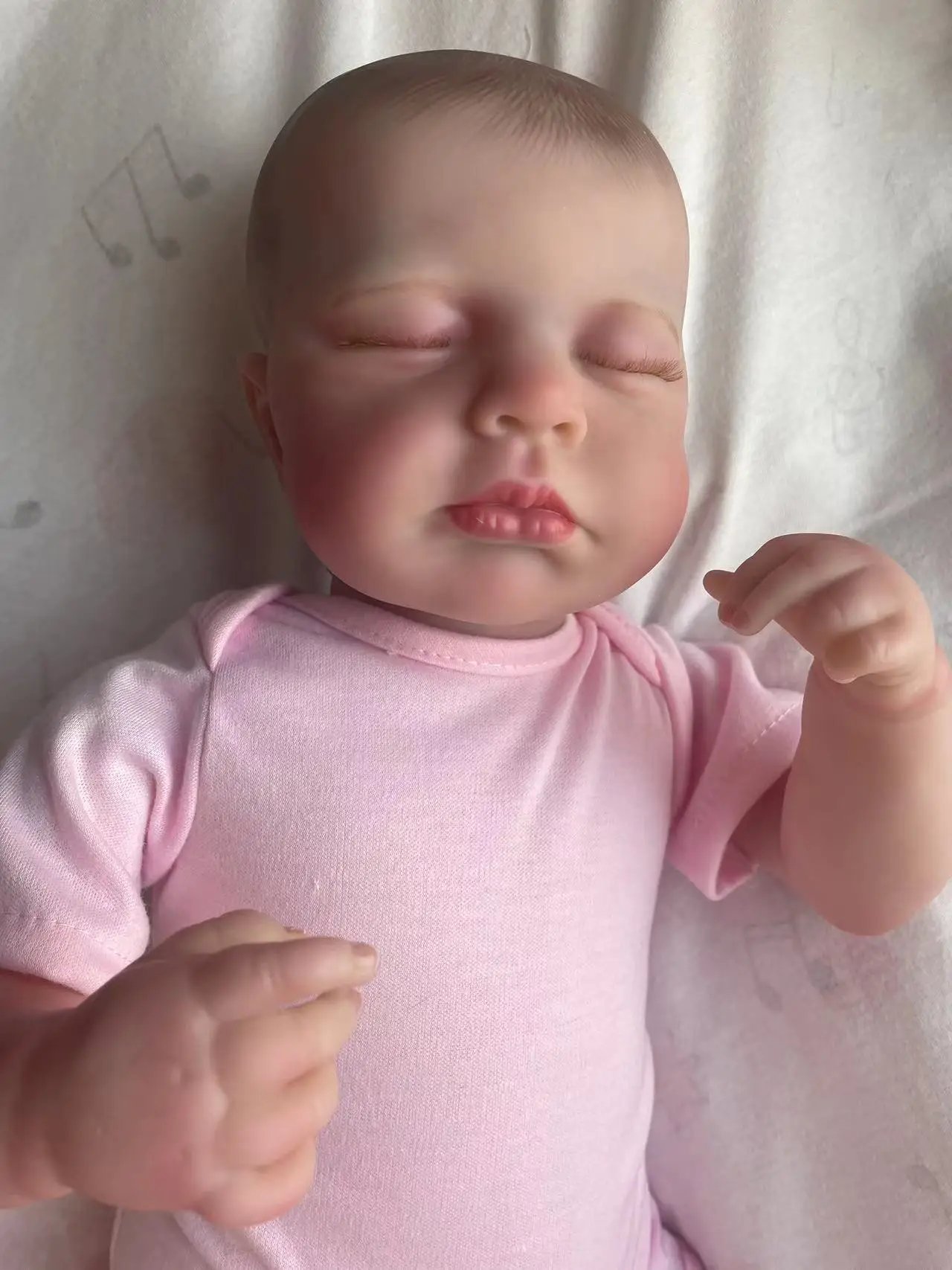 48cm LouLou Bebe Reborn Dolls 3D Skin Realistic Baby Alive Lifelike Newborn Handmade Vinyl Doll Kids Girls Gift