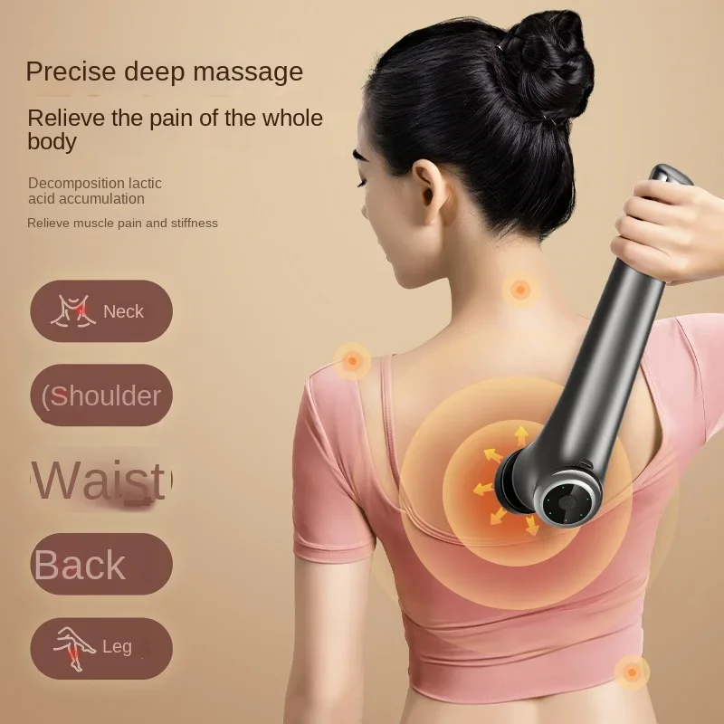 

Electric Handheld Massage Hammer Shoulder Neck Beating Stick Whole Body Meridian Therapy Cervical Spine & Back Fascia Gun