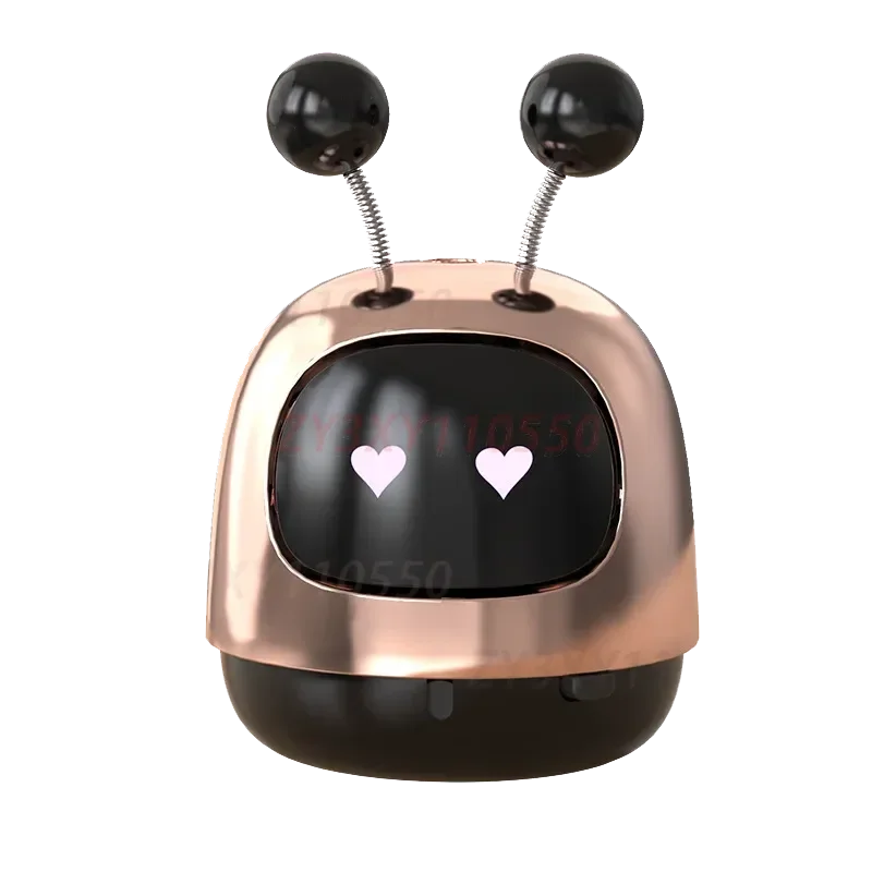 Creative Smart Automatic Aromatherapy Alloy Ai Robot Voice Car Perfume Interior Decoration Ornaments Intelligent Toys Gifts