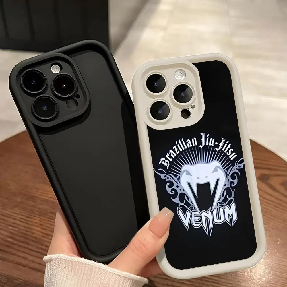 Fashion V-VenumS Logo MINISO Phone Case Eye Ladder For Iphone 11 12 13 14 15 16 Pro PLUS PRO MAX