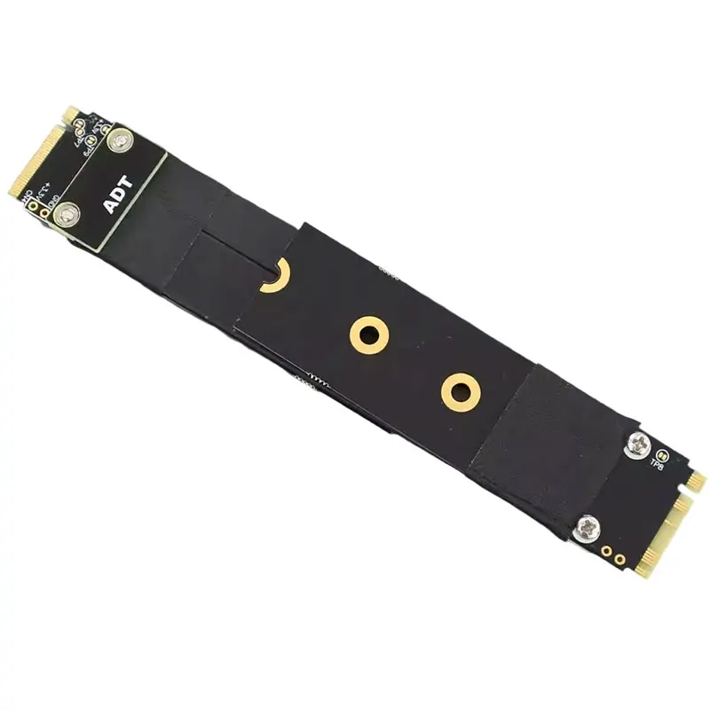 ADT-Link M.2 NVMe Extension Cable PCIE 3.0 x4 PCIe TX-RX Signal Exchange Riser Cable Adapter Gen3 Full Speed 32G/bps