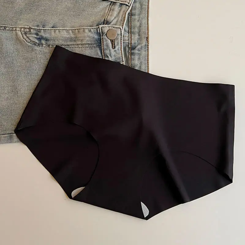 ملابس داخلية نسائية بدون خياطة مثيرة من الحرير الجليدي ملابس داخلية سريعة الجفاف سراويل نسائية غير مطروقة سراويل صيفية طازجة #5