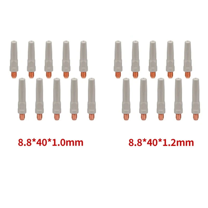 10PCS Anti-Welding Slag Welding Wire Feeding Tips Coated Welding Torch Nozzle MIG Welding Tool Consumables