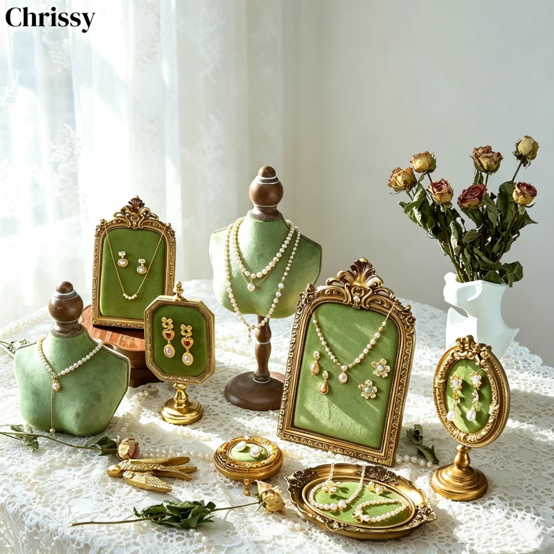 

Jewelry Display Stand – Ornate Picture Frame for Necklace, Earring, Brooch – Retail Shop Prop and Photo Prop