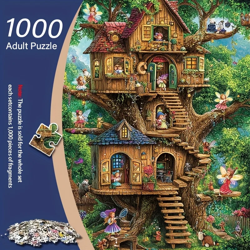 1000-teiliges Mini-Rechteck-Puzzle für Erwachsene – Hell-Level-Mini-Rechteck-Puzzle mit hohem Schwierigkeitsgrad, 38 x 26 cm, Premium, dick und langlebig