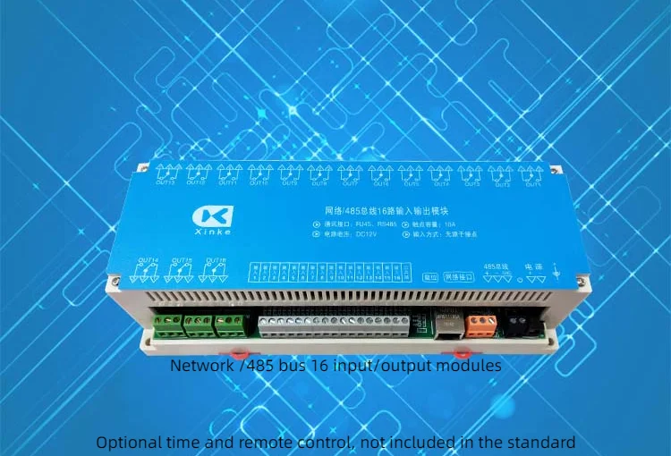 

Network 485 Bus Control 16 Channels 10A Relay Output Module, 16 Inputs and 16 Outputs Passive Switch Input Board