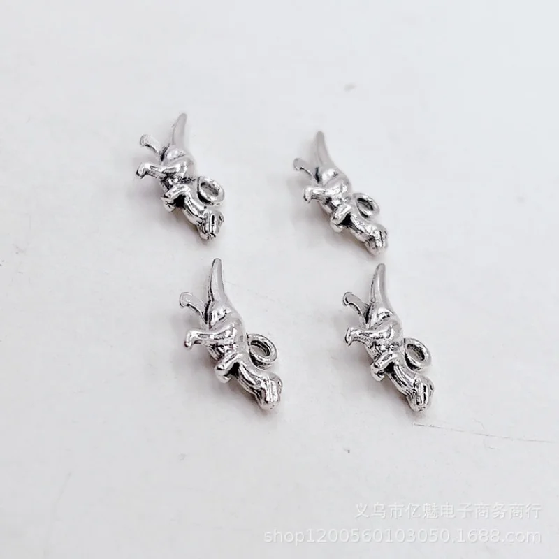 Factory Direct Sales 100Pieces Little Dinosaur Ornament DIYJewelry Bracelet Necklace Earrings Small Pendant