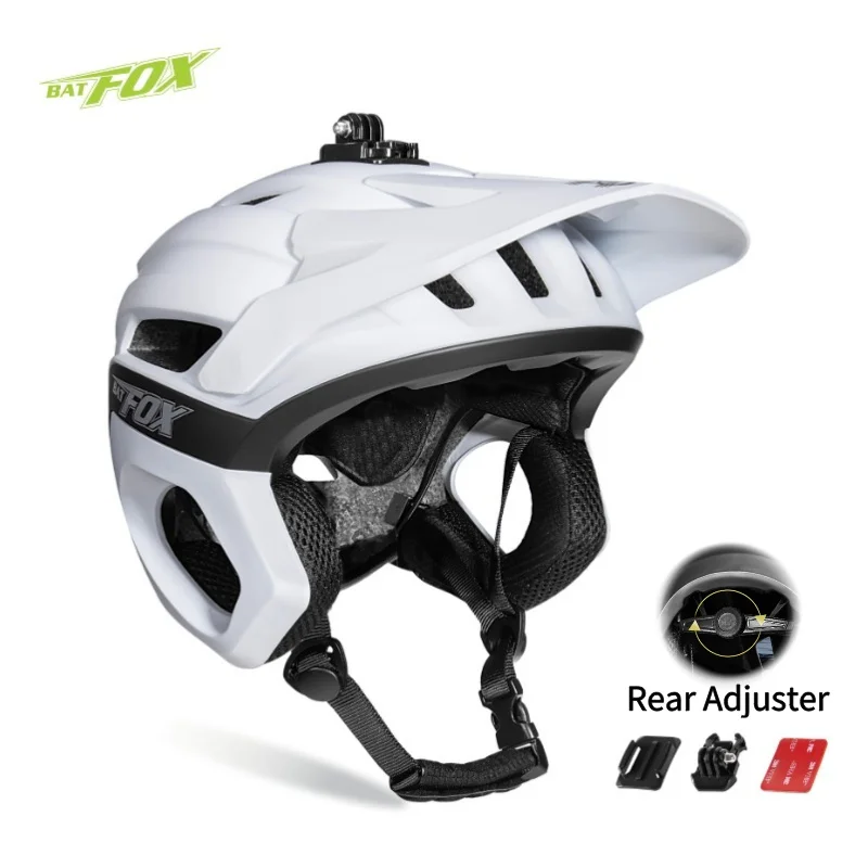 

BATFOX 2026 New men's 3/4 bicycle helmet mtb casco Cycling Bicycle Helmet safety half-helmet Bike Accessories for Mountain Bike