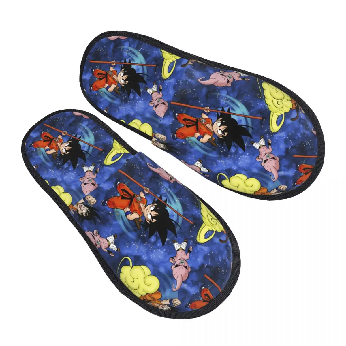 

Custom Goku Turtle Style Guest Slippers for Bathroom Women Manga House Slipper