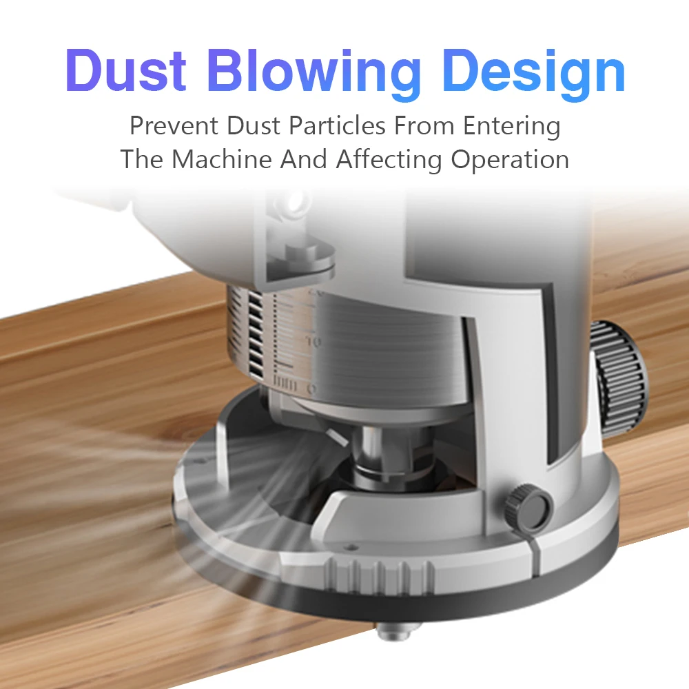 710W Wood Router Electric Trimmer Wood Milling Engraving Slotting Woodworking Electric Router Trimmer Laminate Tupia Power Tools